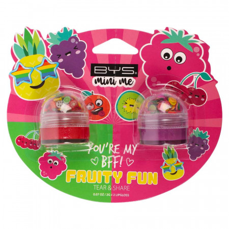 Gloss à Lèvres Parfumés x2 Fruits *Mini Me* 