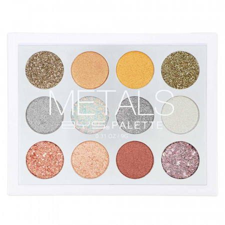 Palette 12 Fards à Paupières Metals 