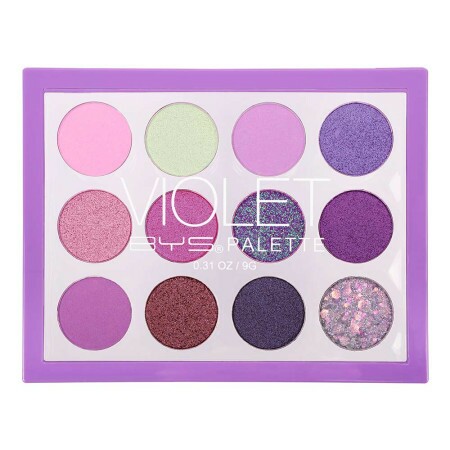 Palette 12 Fards à Paupières Violet 